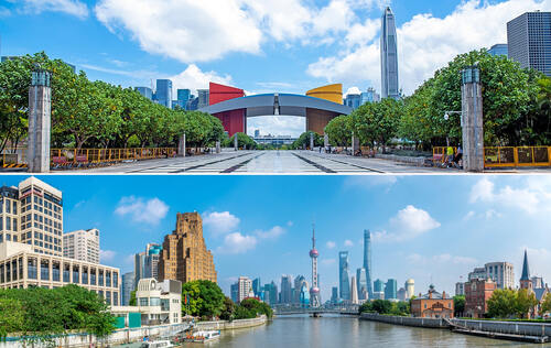 Shanghai and Shenzhen Environment