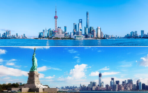 Shanghai vs New York
