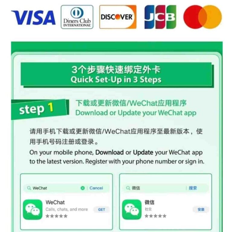 WeChat Pay for Foreigners